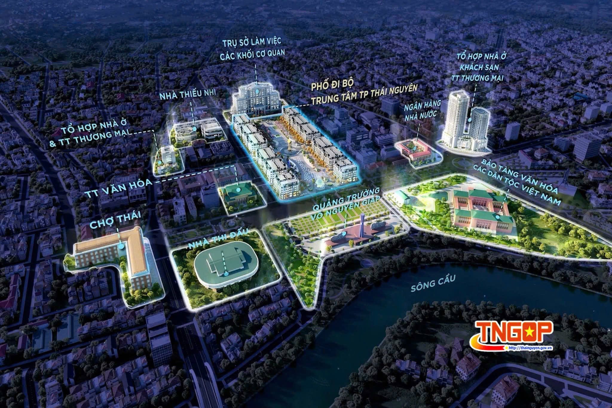 vị trí dự án central square thái nguyên