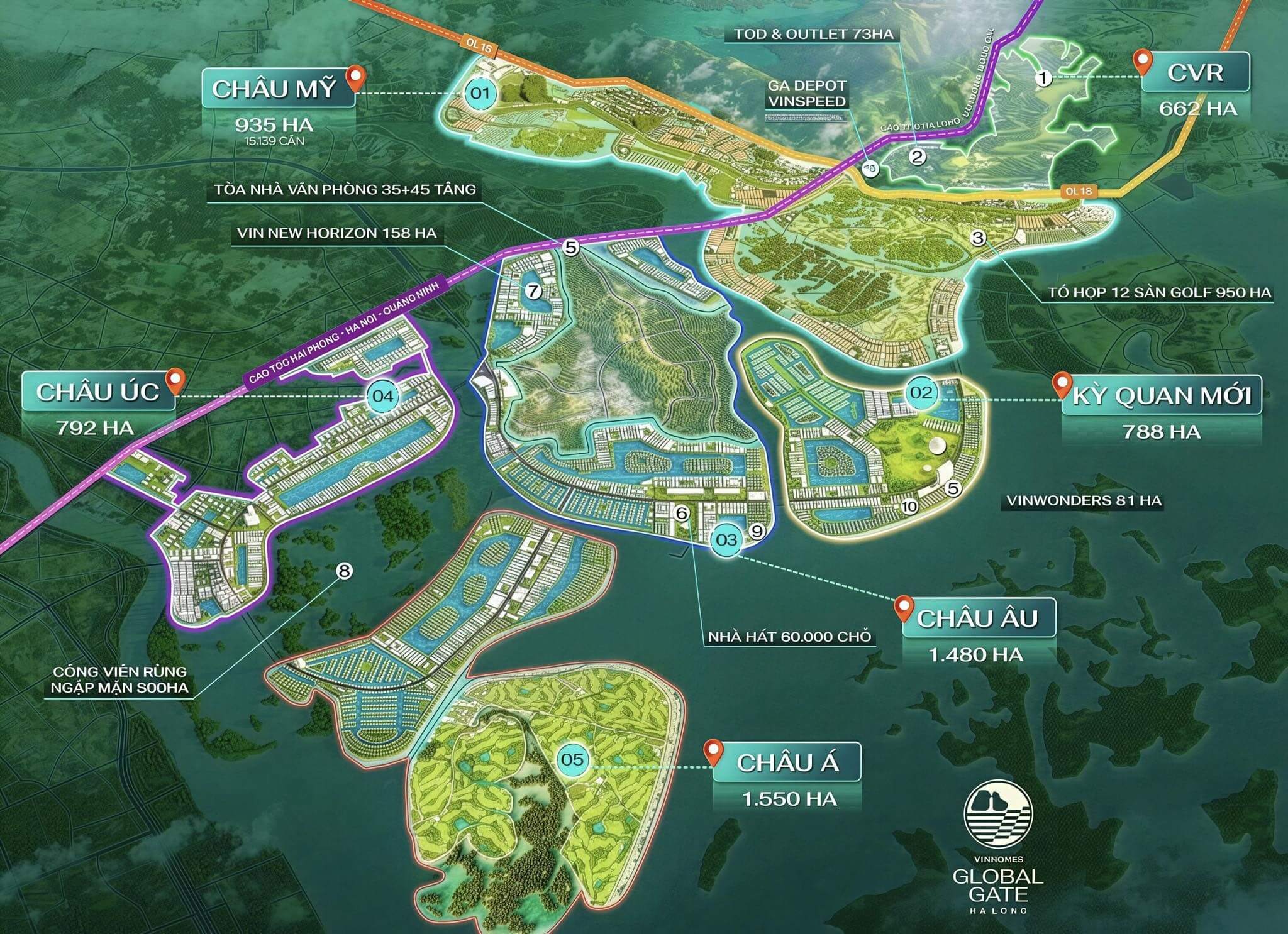 Vinhomes Global Gate: Mảnh ghép hoàn thiện bức tranh đô thị Vịnh Hạ Long